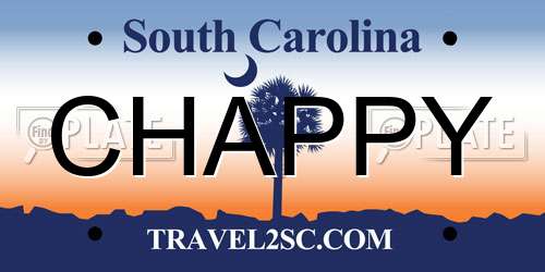 CHAPPY South Carolina License Plate