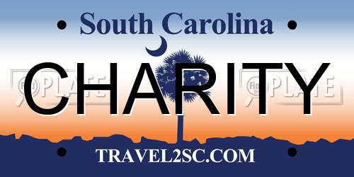CHARITY South Carolina License Plate