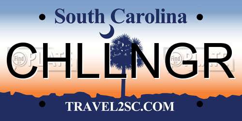 CHLLNGR South Carolina License Plate