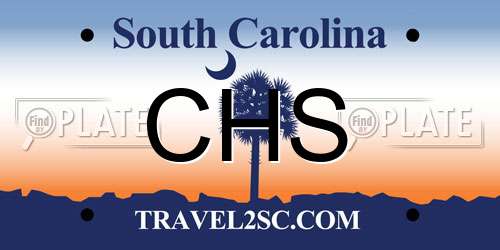 CHS South Carolina License Plate