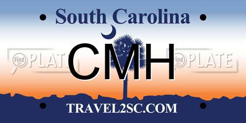 CMH South Carolina License Plate