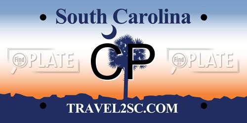 CP South Carolina License Plate