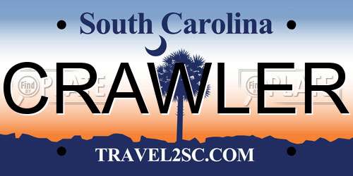 CRAWLER South Carolina License Plate