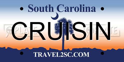 CRUISIN South Carolina License Plate