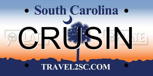 CRUSIN South Carolina License Plate