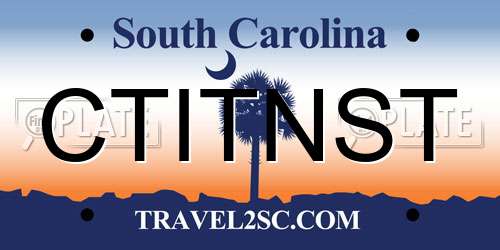 CTITNST South Carolina License Plate