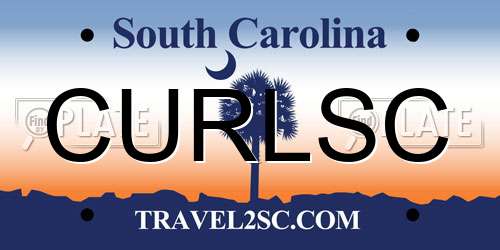 CURLSC South Carolina License Plate