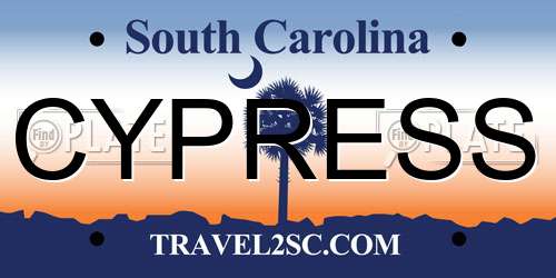 CYPRESS South Carolina License Plate