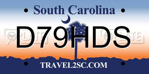 D79HDS South Carolina License Plate