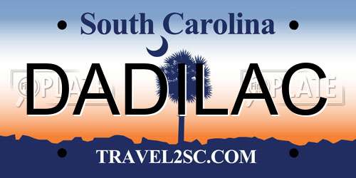 DADILAC South Carolina License Plate
