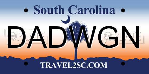 DADWGN South Carolina License Plate