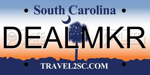 DEALMKR South Carolina License Plate