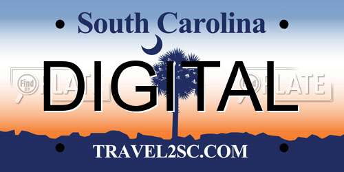 DIGITAL South Carolina License Plate