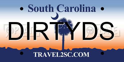 DIRTYDS South Carolina License Plate
