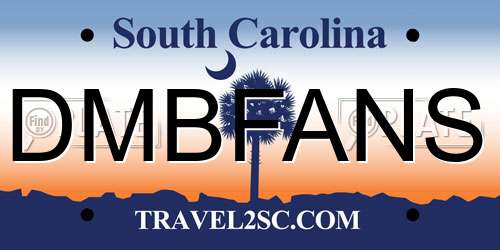 DMBFANS South Carolina License Plate