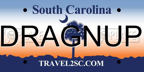 DRAGNUP South Carolina License Plate