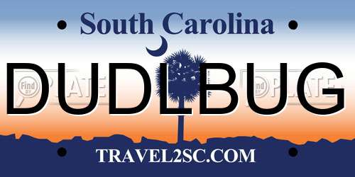 DUDLBUG South Carolina License Plate