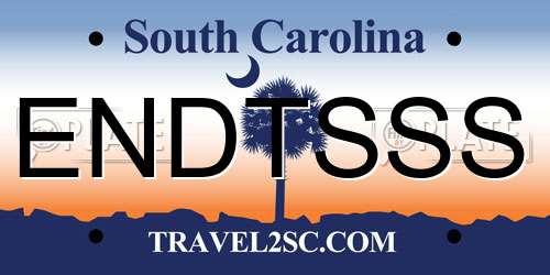 ENDTSSS South Carolina License Plate