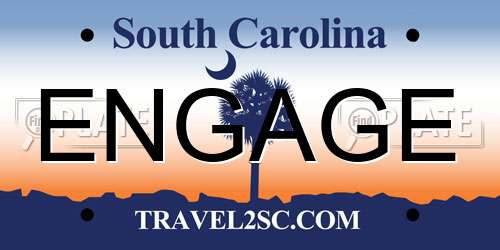 ENGAGE South Carolina License Plate