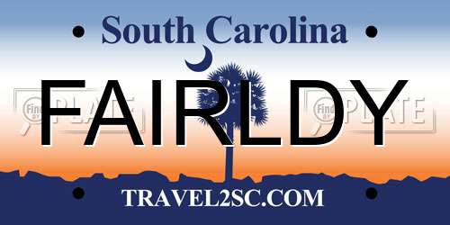 FAIRLDY South Carolina License Plate
