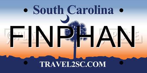 FINPHAN South Carolina License Plate