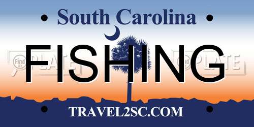 FISHING South Carolina License Plate
