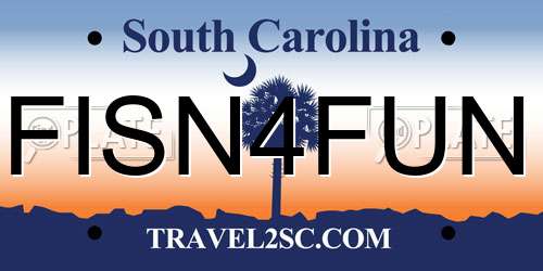 FISN4FUN South Carolina License Plate