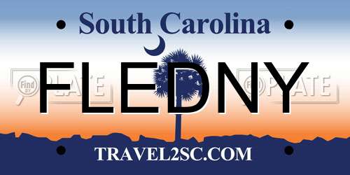 FLEDNY South Carolina License Plate