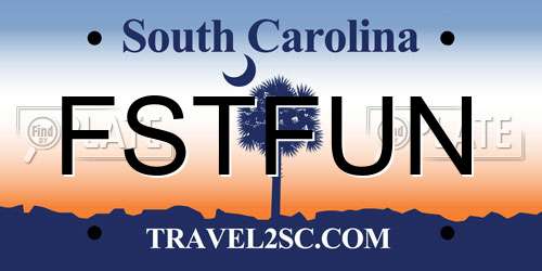 FSTFUN South Carolina License Plate