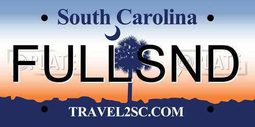 FULLSND South Carolina License Plate