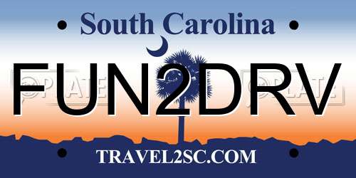 FUN2DRV South Carolina License Plate