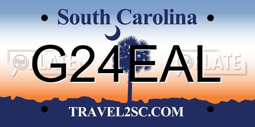 G24EAL South Carolina License Plate