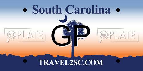 GP South Carolina License Plate