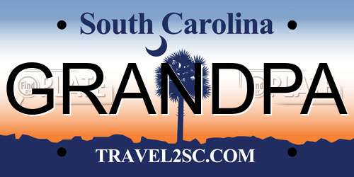 GRANDPA South Carolina License Plate