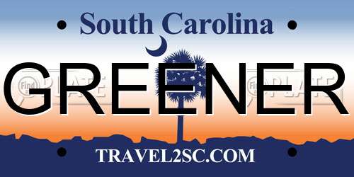 GREENER South Carolina License Plate