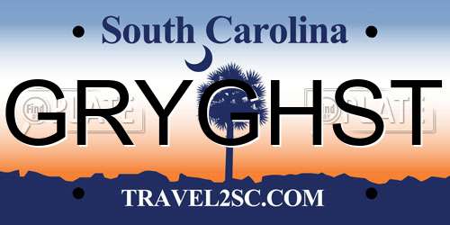 GRYGHST South Carolina License Plate