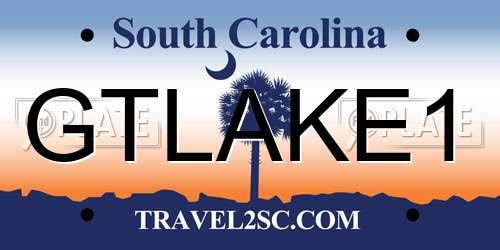 GTLAKE1 South Carolina License Plate