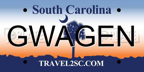 GWAGEN South Carolina License Plate