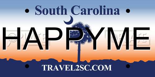 HAPPYME South Carolina License Plate