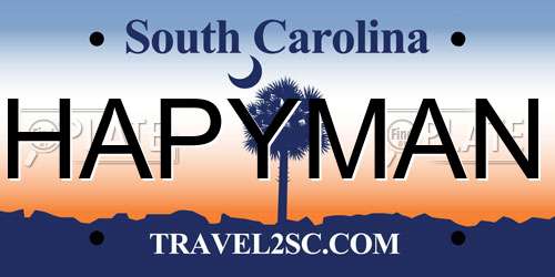 HAPYMAN South Carolina License Plate