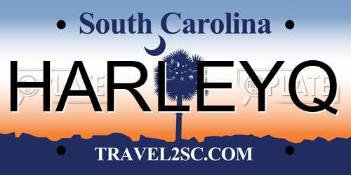 HARLEYQ South Carolina License Plate