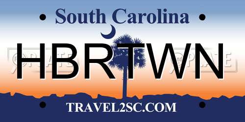 HBRTWN South Carolina License Plate