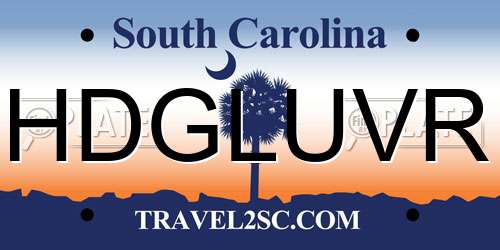 HDGLUVR South Carolina License Plate