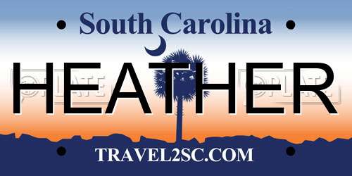 HEATHER South Carolina License Plate