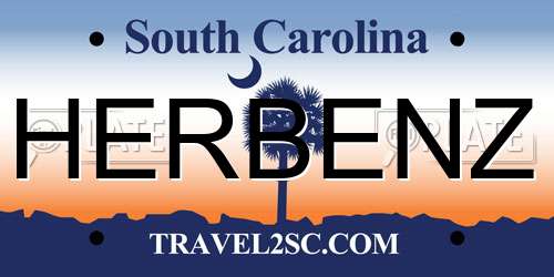 HERBENZ South Carolina License Plate