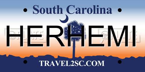 HERHEMI South Carolina License Plate