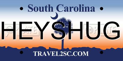 HEYSHUG South Carolina License Plate