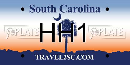 HH1 South Carolina License Plate