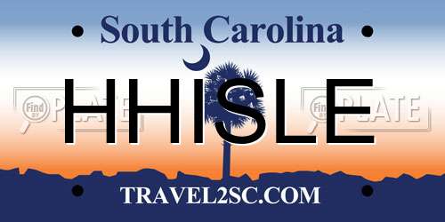 HHISLE South Carolina License Plate