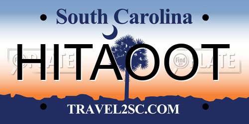 HITAOOT South Carolina License Plate